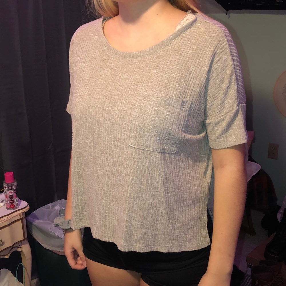 AEO Ribbed T-Shirt - Picture 5 of 6